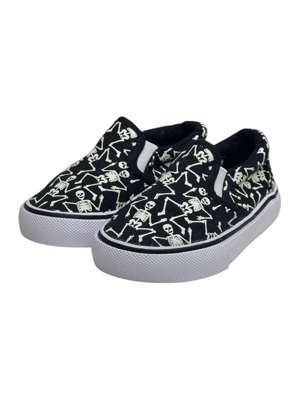 new Tommy Bahama ☠︎︎ Skeleton Print Slip On Sneakers ☠︎︎ Glow in the Dark ☠︎︎ 5 - Picture 8 of 16